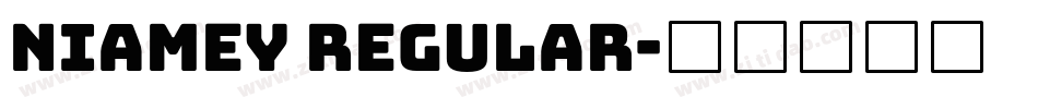 Niamey Regular字体转换
